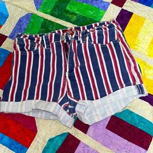 Dickies Red, White, and Blue Shorts.